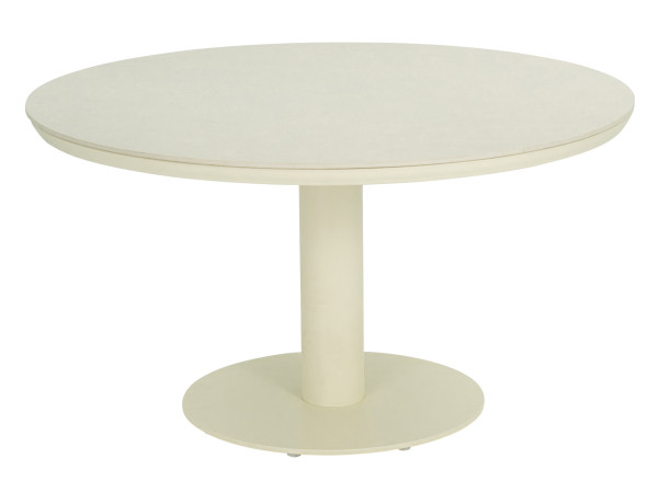 Apple Bee Melville Dining Tisch 140cm rund sintered stone oyster