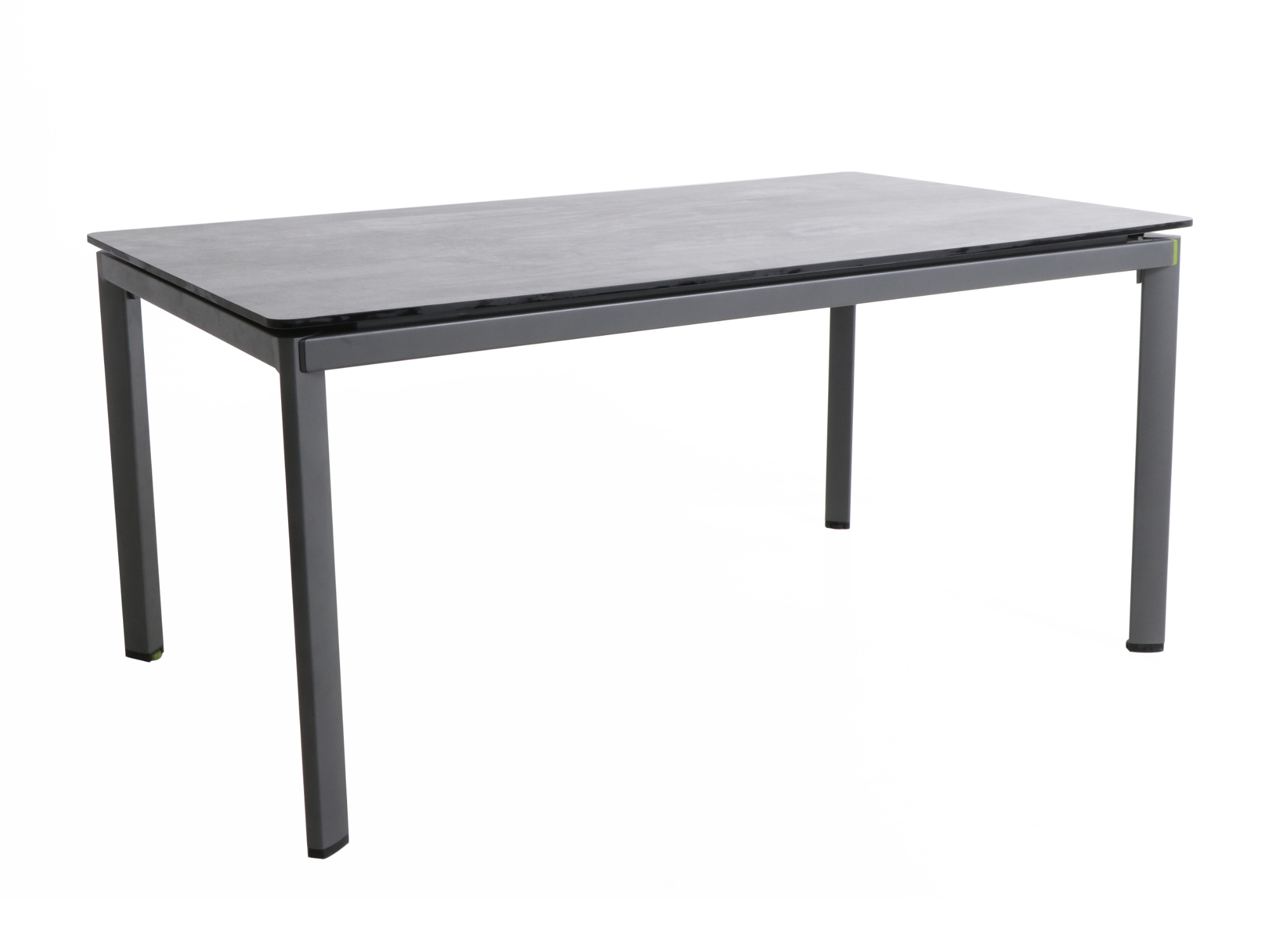 MWH Alutapo Tisch HPL Zement Iron Grey, 160x95cm