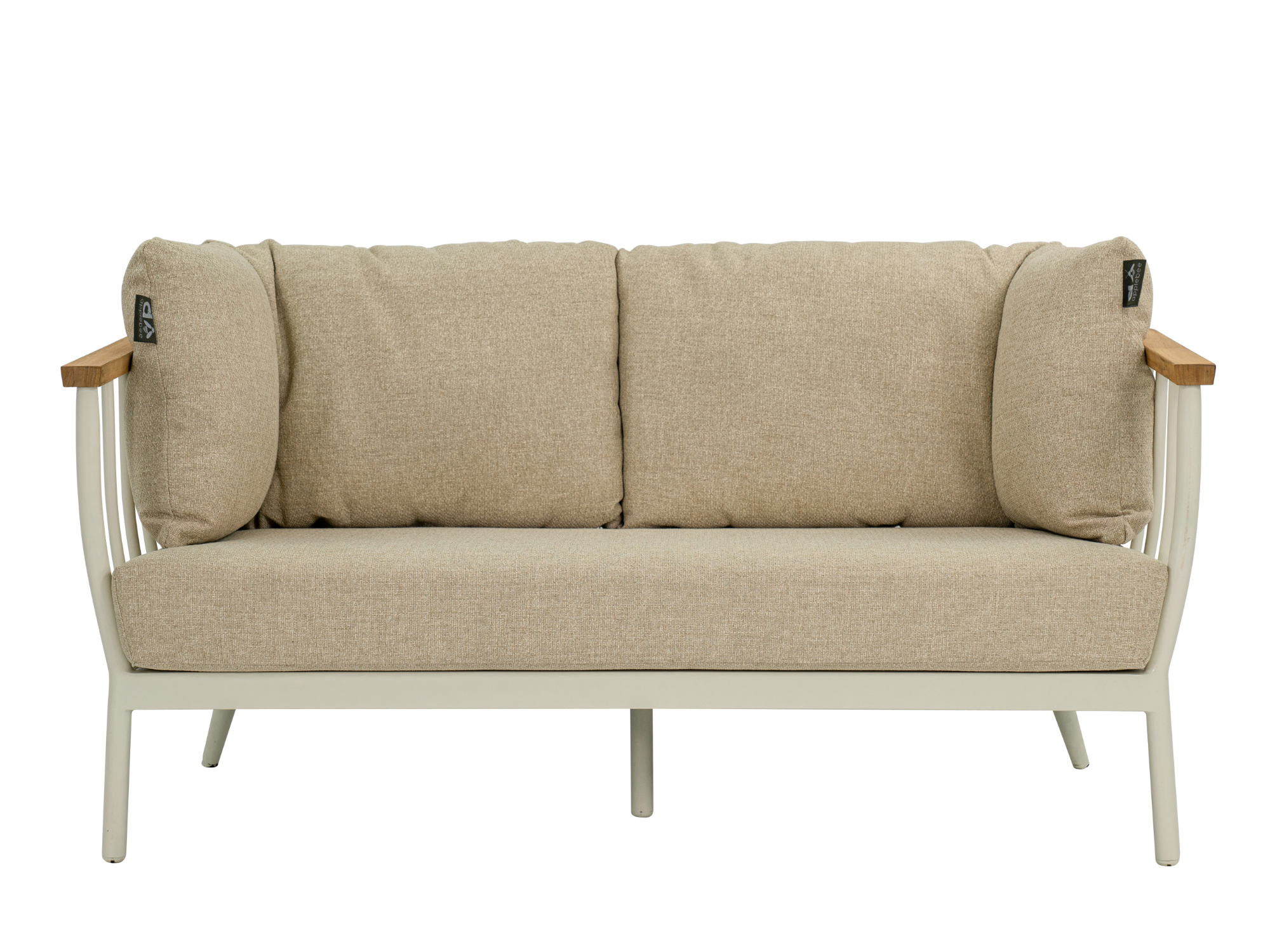 Apple Bee Condor Lounge Sofa 2-Sitzer Aluminium Oyster 150cm