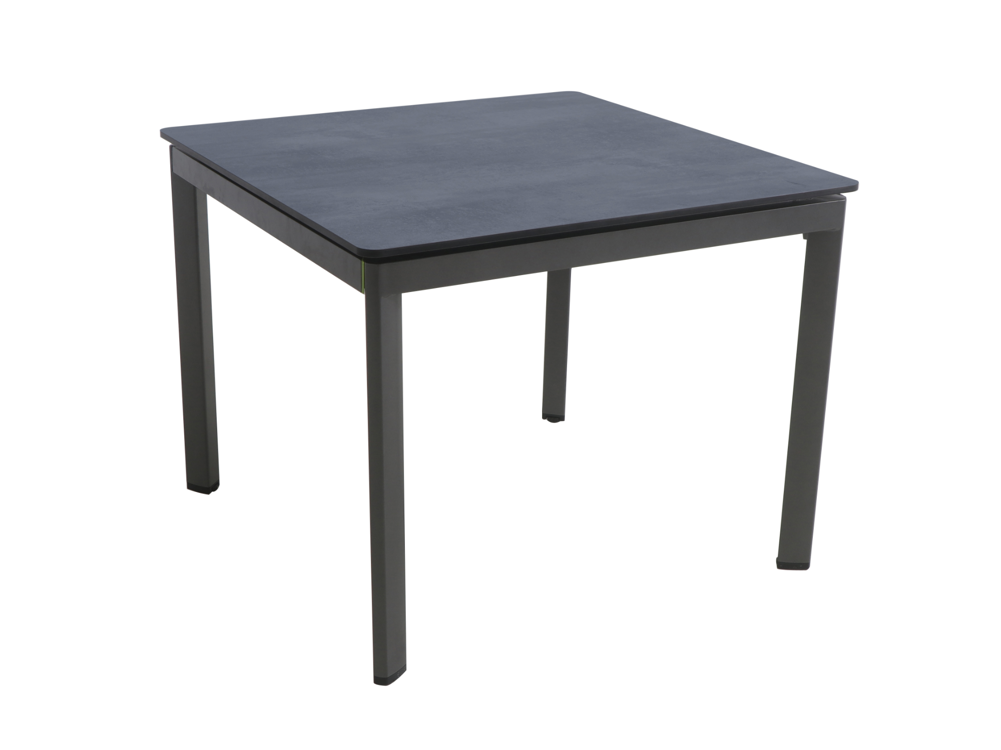 MWH Alutapo Tisch HPL Anthrazit Iron Grey, 95x95cm